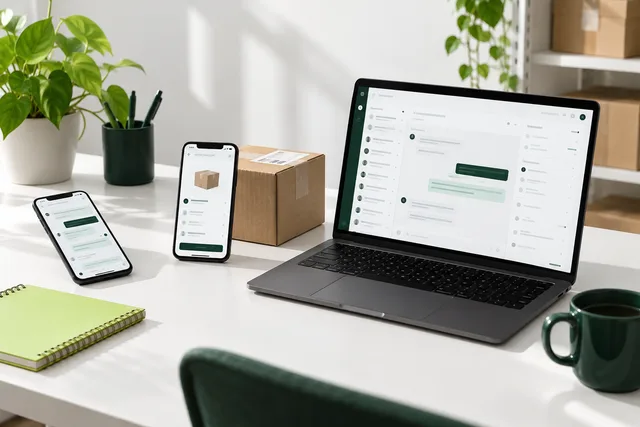 Phones and a connected team workspace